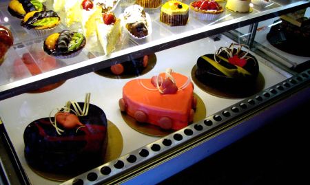 heart-shaped cakes